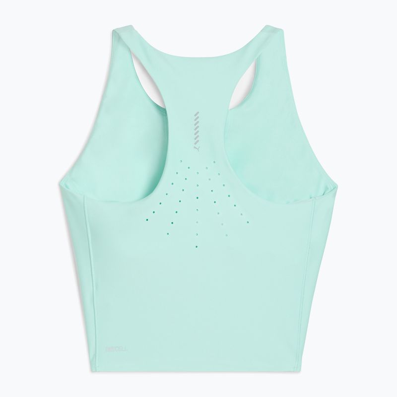 Dámsky bežecký top PUMA Raceday Ultraform Crop mint melt 2