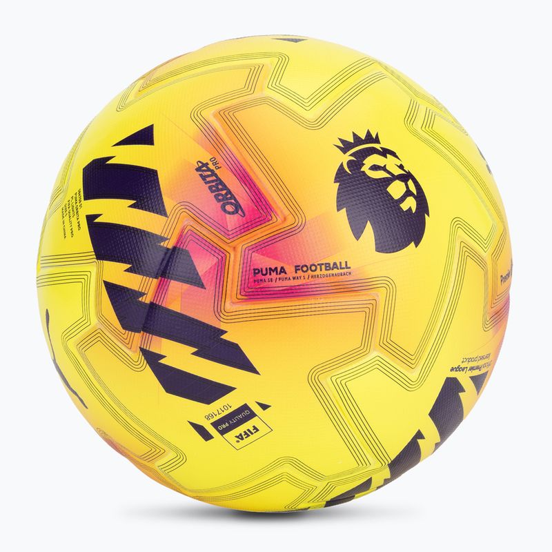 PUMA Orbita Pro PL Lights FIFA Quality fluo yellow/multicolor futbalové lopty veľkosť 5 2