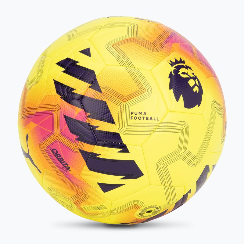 PUMA Orbita Cup PL Lights fluo yellow/multicolor veľkosť 4 futbal 2