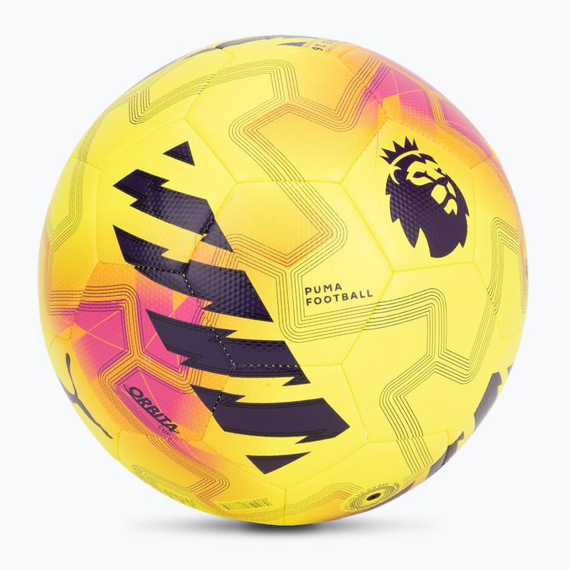 PUMA Orbita Cup PL Lights fluo yellow/multicolor veľkosť 5 futbal 2