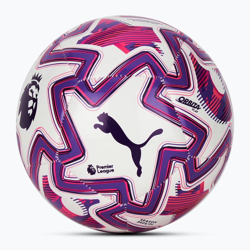 PUMA Orbita Play PL Brilliance futbalová puma white/multicolor veľkosť 3