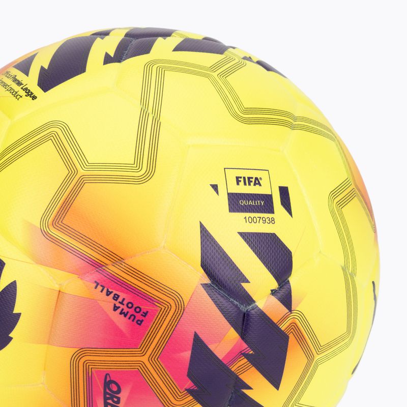 PUMA Orbita Match PL Lights FIFA Quality fluo yellow/multicolour futbalové lopty veľkosť 5 3