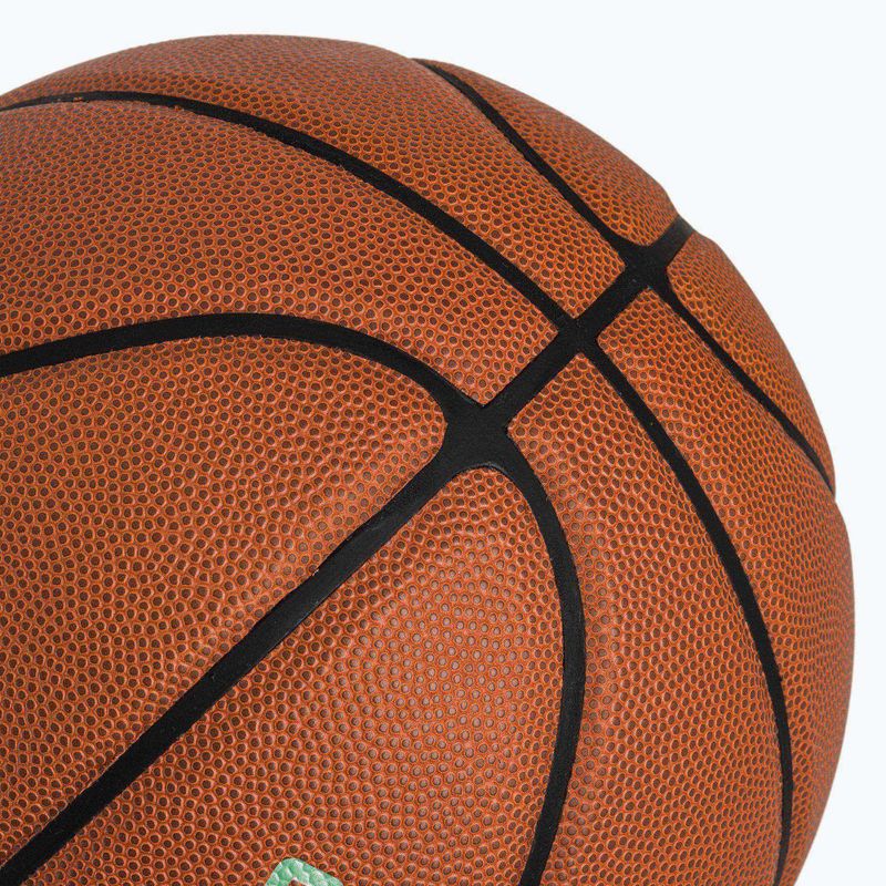 PUMA teamJAWS Court Pro Basketbalová koža hnedá/tmavý tieň veľkosť 7 3