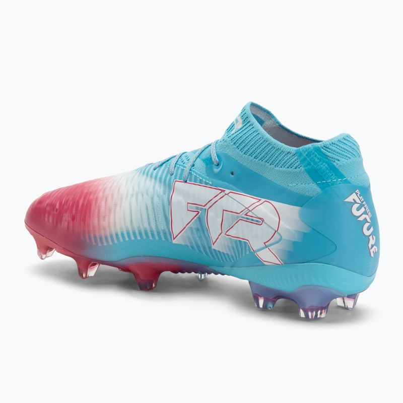 PUMA Future 8 Ultimate Re-Charge FG pánske kopačky hero blue/puma white/sunset pink 3