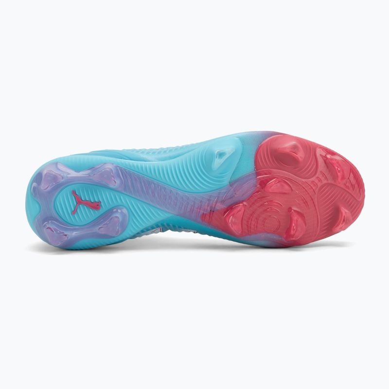 PUMA Future 8 Ultimate Re-Charge FG pánske kopačky hero blue/puma white/sunset pink 4