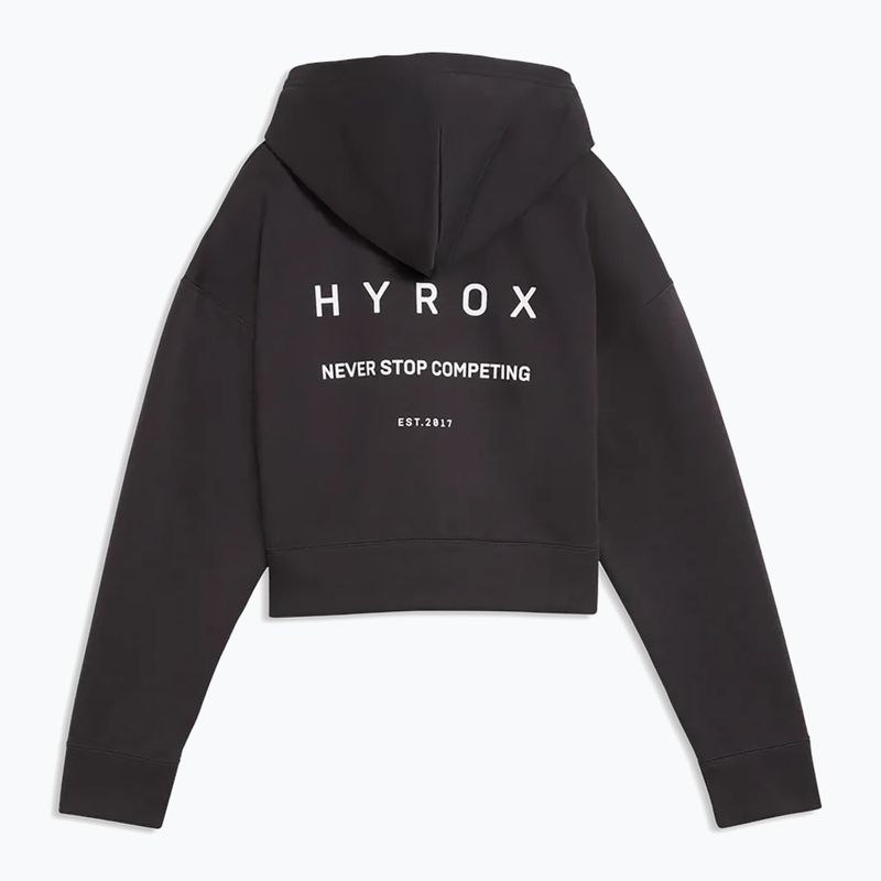 Dámska mikina Puma Hyrox World Cropped Hoodie black/white 2