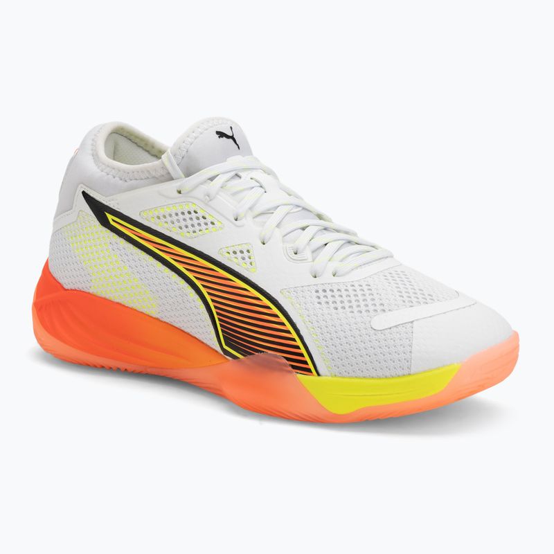 Hádzanárske topánky PUMA Eliminate Nitro SQD 4 Game On puma white/glowing red/ultra blue