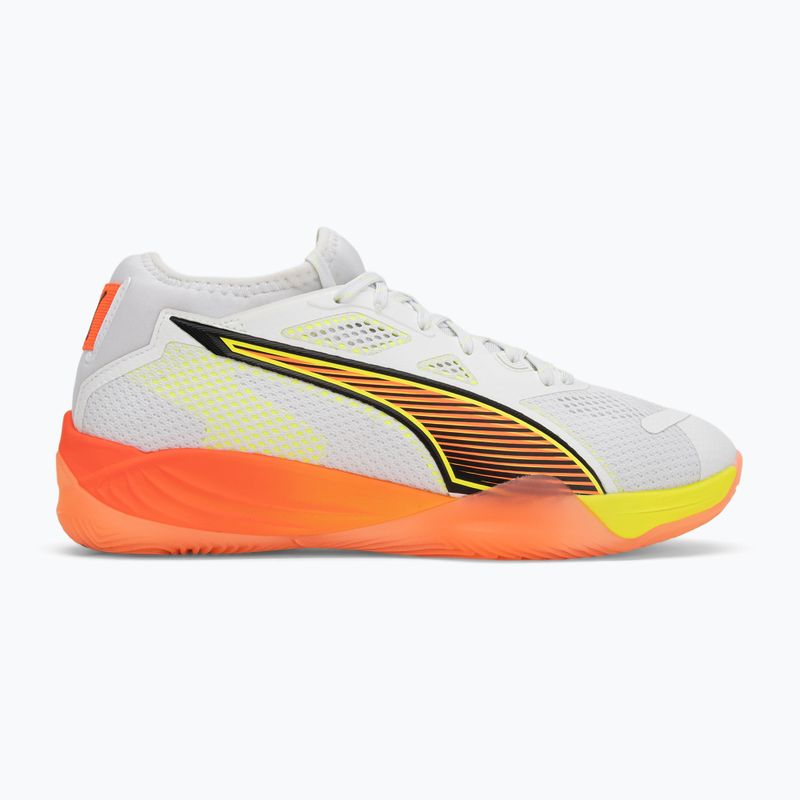 Hádzanárske topánky PUMA Eliminate Nitro SQD 4 Game On puma white/glowing red/ultra blue 2