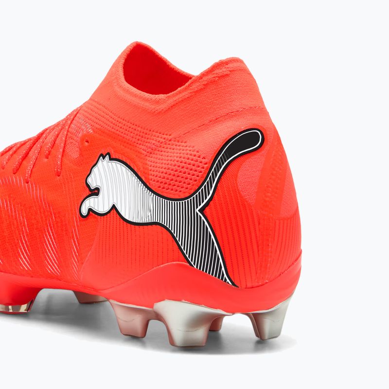 Futbalové kopačky PUMA Future 9 Ultimate FG glowing red/puma white/puma black/puma silver 8