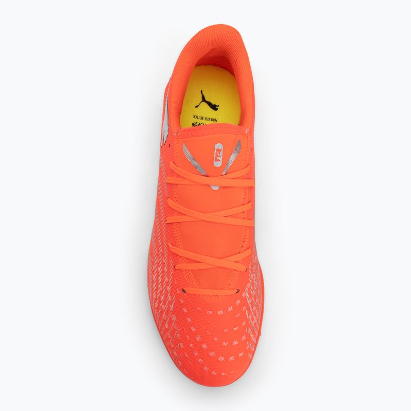 Futbalové kopačky PUMA Future 9 Play TT glowing red/puma white/puma black/puma silver 5