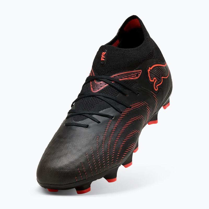 Detské kopačky  PUMA Future 9 Pro FG/AG Jr puma black/puma white/blue jewel 12