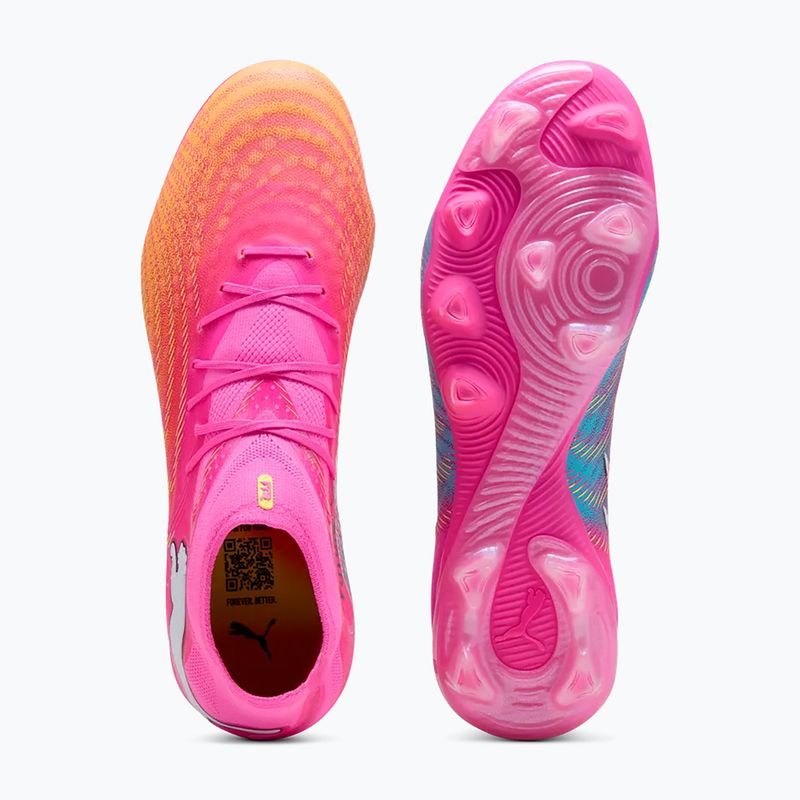 Kopačky  PUMA Future 9 Pro FG/AG poison pink/sun stream/bright aqua/puma white 3
