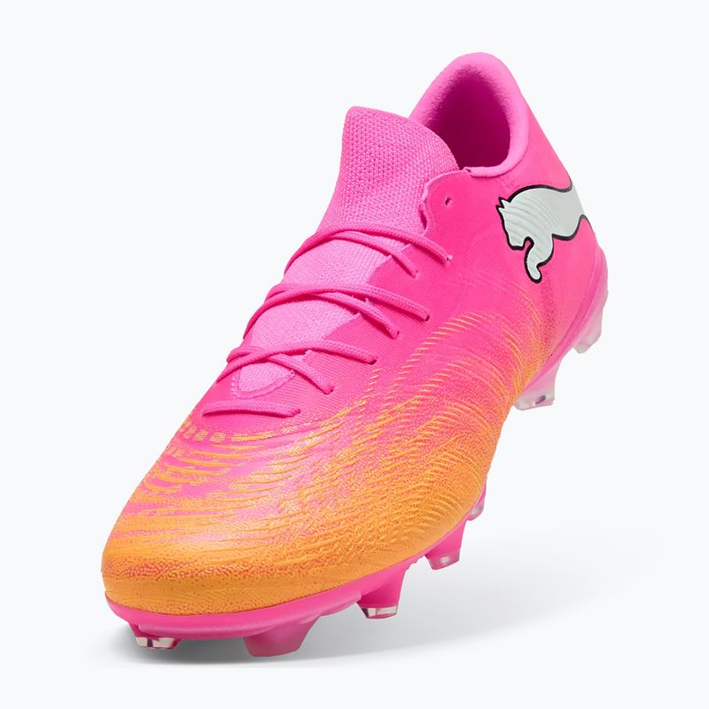 Kopačky  PUMA Future 9 Match Fusion FG/AG poison pink/puma wht/sun stream/bright aqua/puma blk 3