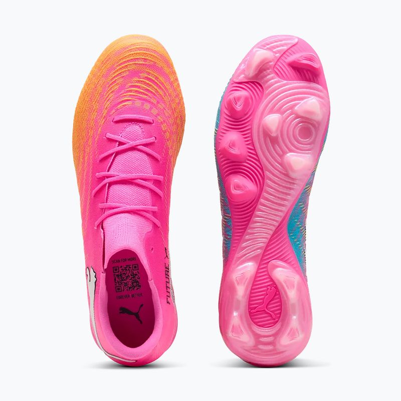 Kopačky  PUMA Future 9 Match Fusion FG/AG poison pink/puma wht/sun stream/bright aqua/puma blk 4