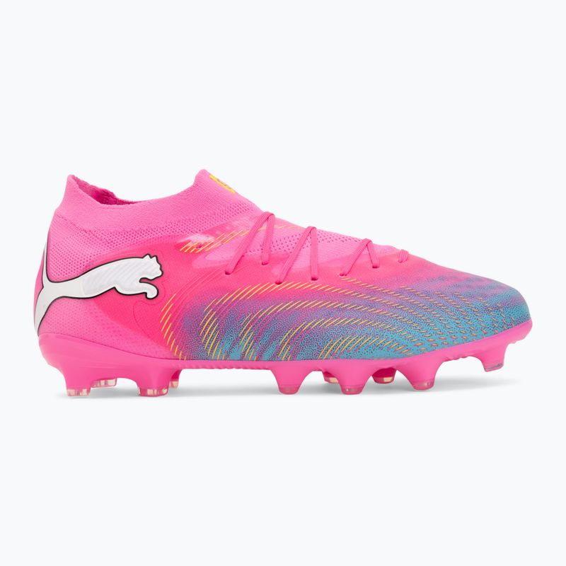 Detské kopačky PUMA Future 9 Pro FG/AG Jr poison pink/puma wht/sun stream/bright aqua/puma blk 2