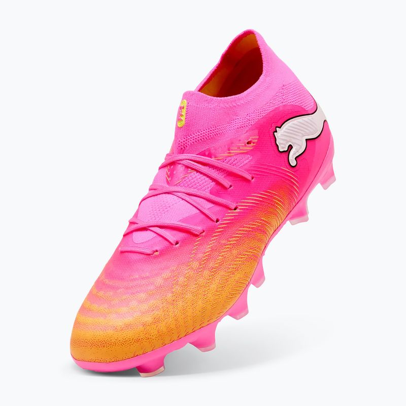 Detské kopačky  PUMA Future 9 Pro FG/AG Jr poison pink/puma wht/sun stream/bright aqua/puma blk 4