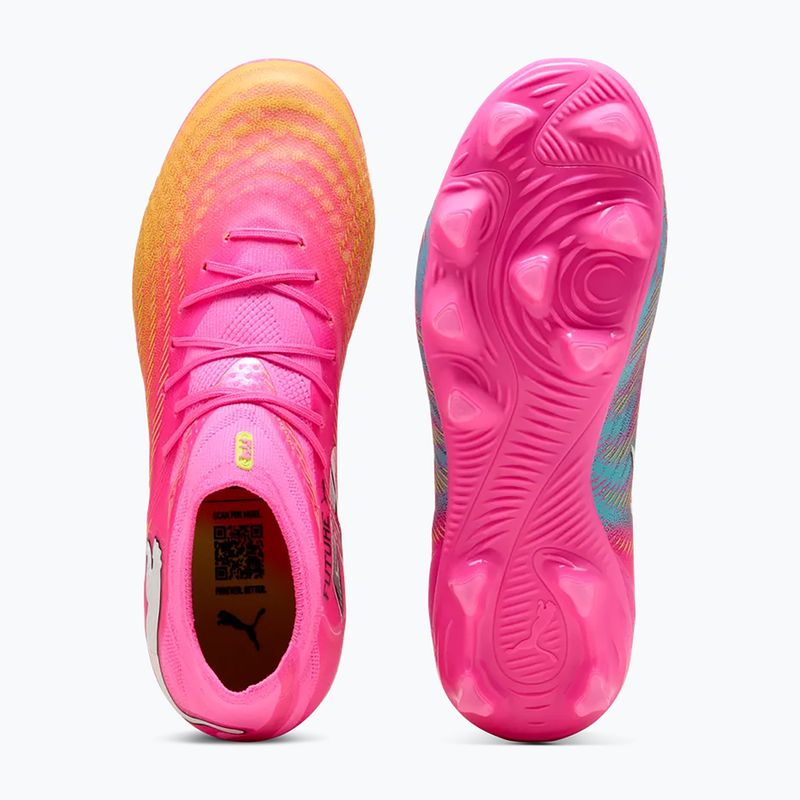 Detské kopačky  PUMA Future 9 Pro FG/AG Jr poison pink/puma wht/sun stream/bright aqua/puma blk 5