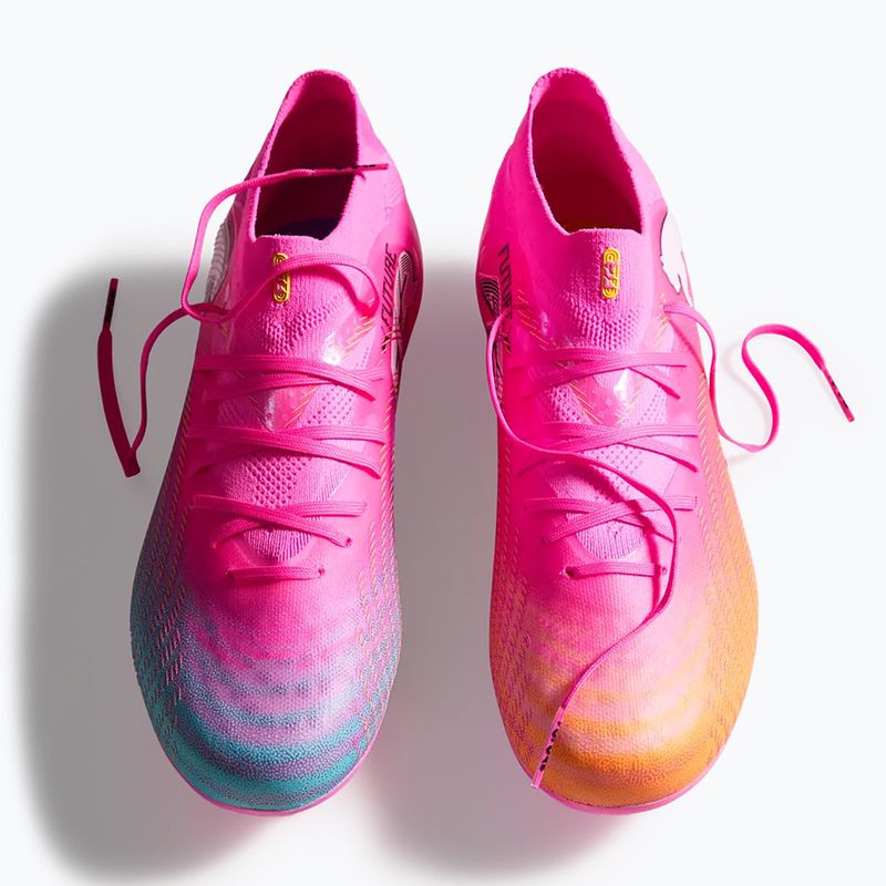 Detské kopačky  PUMA Future 9 Pro FG/AG Jr poison pink/puma wht/sun stream/bright aqua/puma blk 6