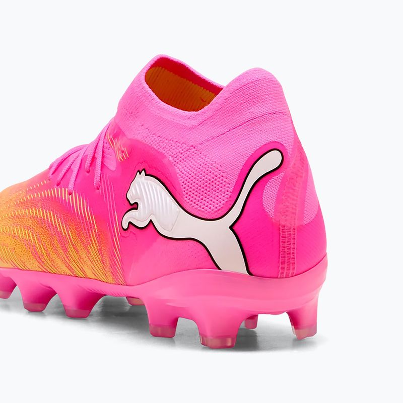 Detské kopačky  PUMA Future 9 Pro FG/AG Jr poison pink/puma wht/sun stream/bright aqua/puma blk 7