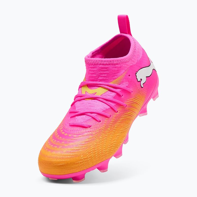 Detské kopačky  PUMA Future 9 Match FG/AG Jr poison pink/puma wht/sun stream/bright aqua/puma blk 4