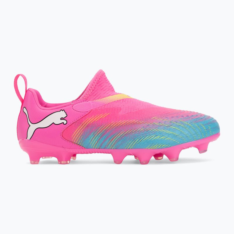 Detské kopačky PUMA Future 9 Match LL FG/AG Jr poison pink/puma wht/sun stream/bright aqua/puma blk 2