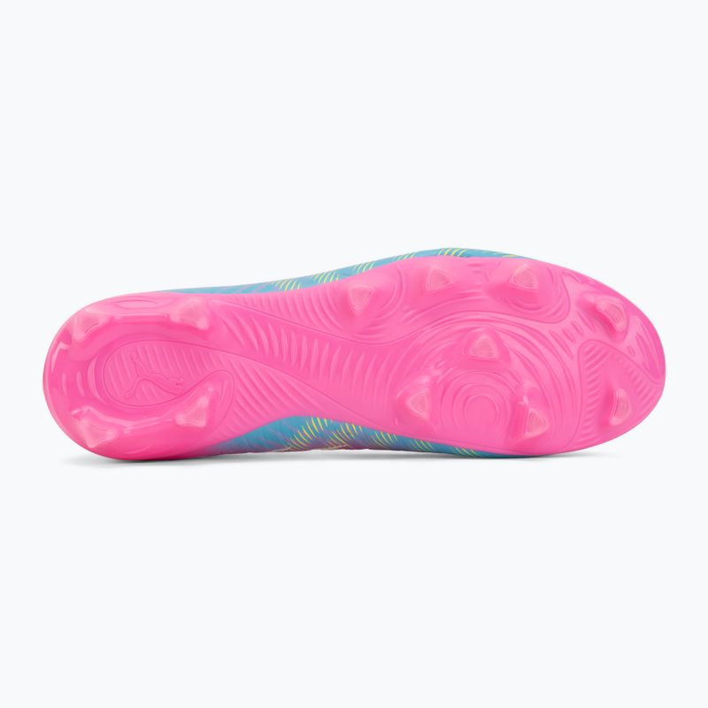 Detské kopačky PUMA Future 9 Play FG/AG Jr poison pink/puma wht/sun stream/bright aqua/puma blk 4