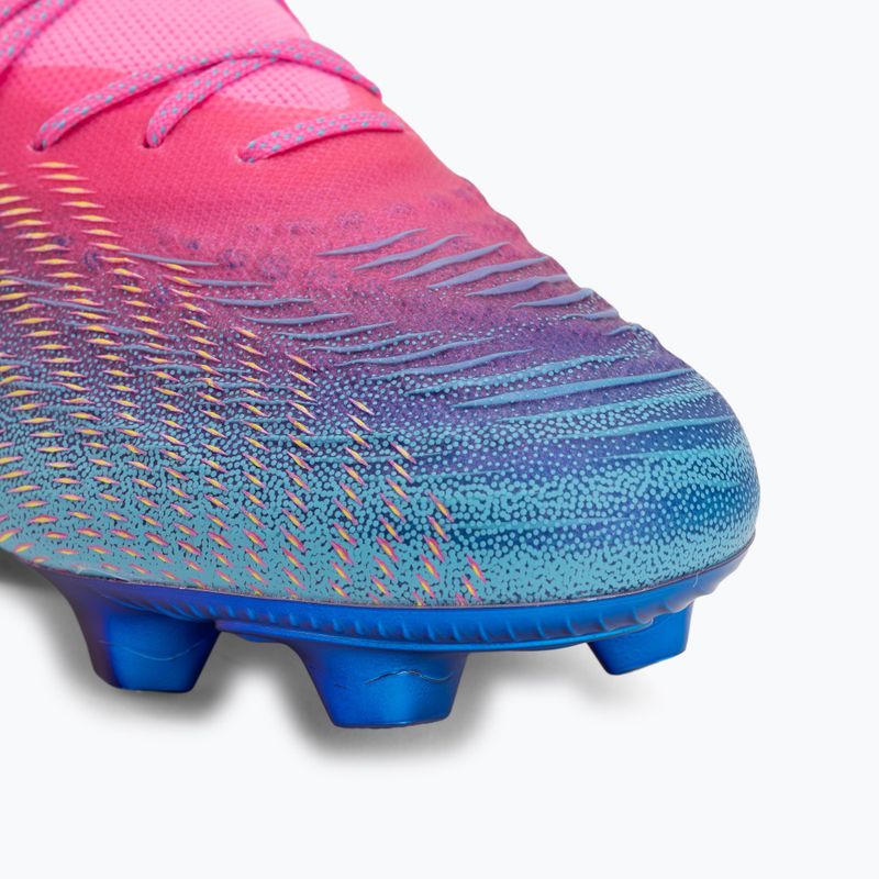 Kopačky PUMA Future 9 Ultimate FG poison pink/puma wht/sun stream/bright aqua/puma blk 7