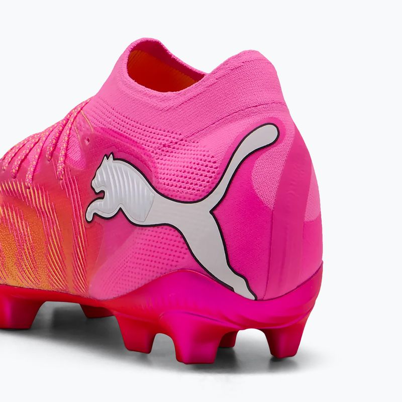Kopačky  PUMA Future 9 Ultimate FG poison pink/puma wht/sun stream/bright aqua/puma blk 4