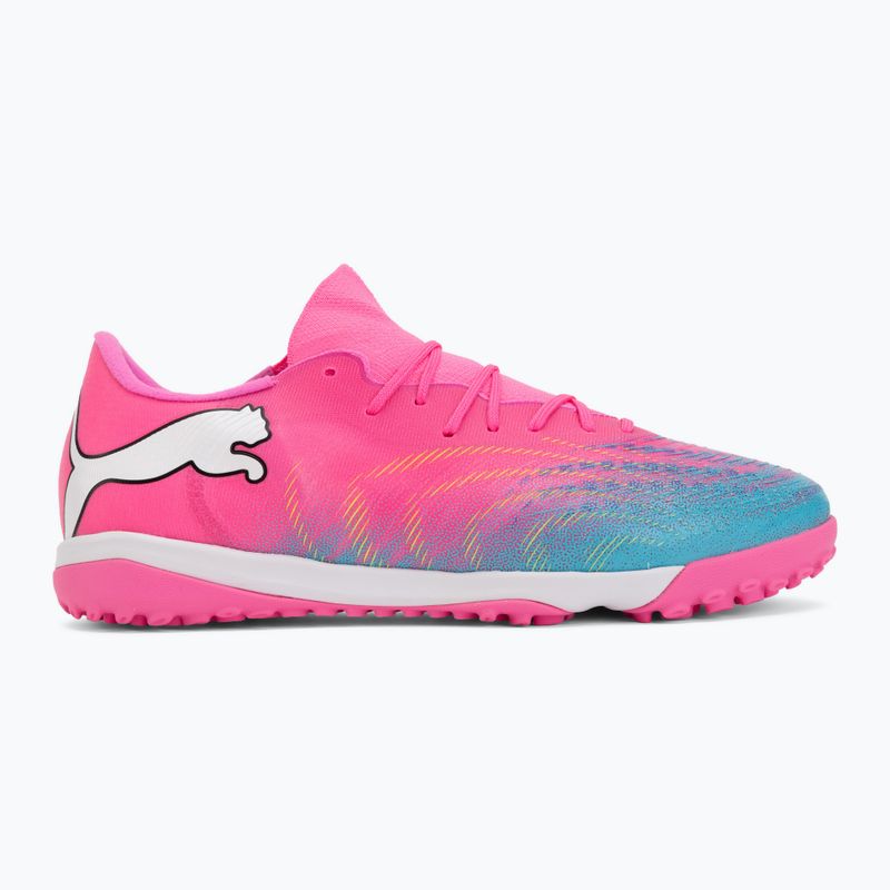 Kopačky PUMA Future 9 Match Fusion TT poison pink/puma wht/sun stream/bright aqua/puma blk 2