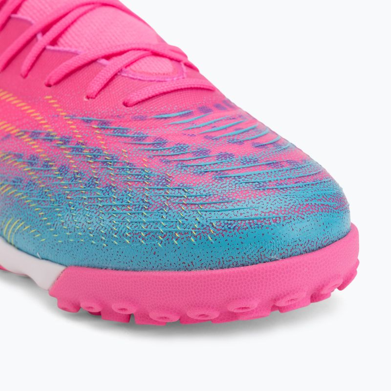 Kopačky PUMA Future 9 Match Fusion TT poison pink/puma wht/sun stream/bright aqua/puma blk 7