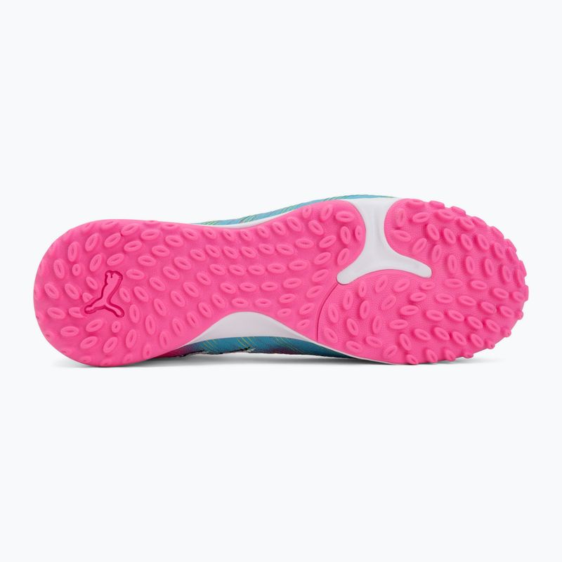 Detské kopačky PUMA Future 9 Match TT + Mid Jr poison pink/puma wht/sun stream/bright aqua/puma blk 4