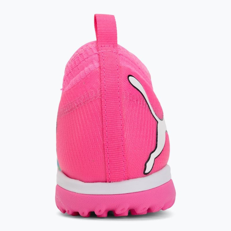 Detské kopačky PUMA Future 9 Match TT + Mid Jr poison pink/puma wht/sun stream/bright aqua/puma blk 6
