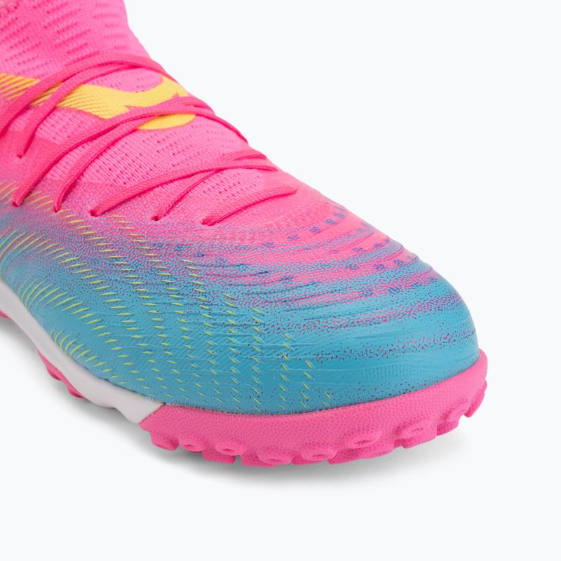 Detské kopačky PUMA Future 9 Match TT + Mid Jr poison pink/puma wht/sun stream/bright aqua/puma blk 7