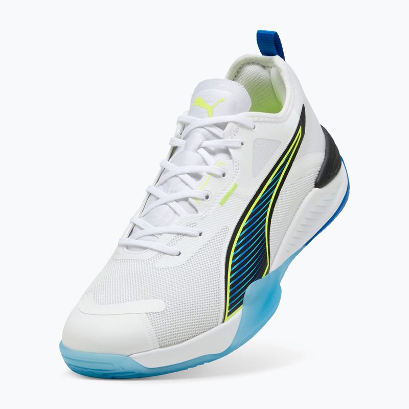 Hádzanárske topánky  PUMA Eliminate Nitro 4 Game On puma white/glowing red/ultra blue 10