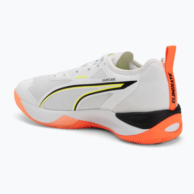 Hádzanárske topánky  PUMA Eliminate Nitro 4 Game On puma white/glowing red/ultra blue 3