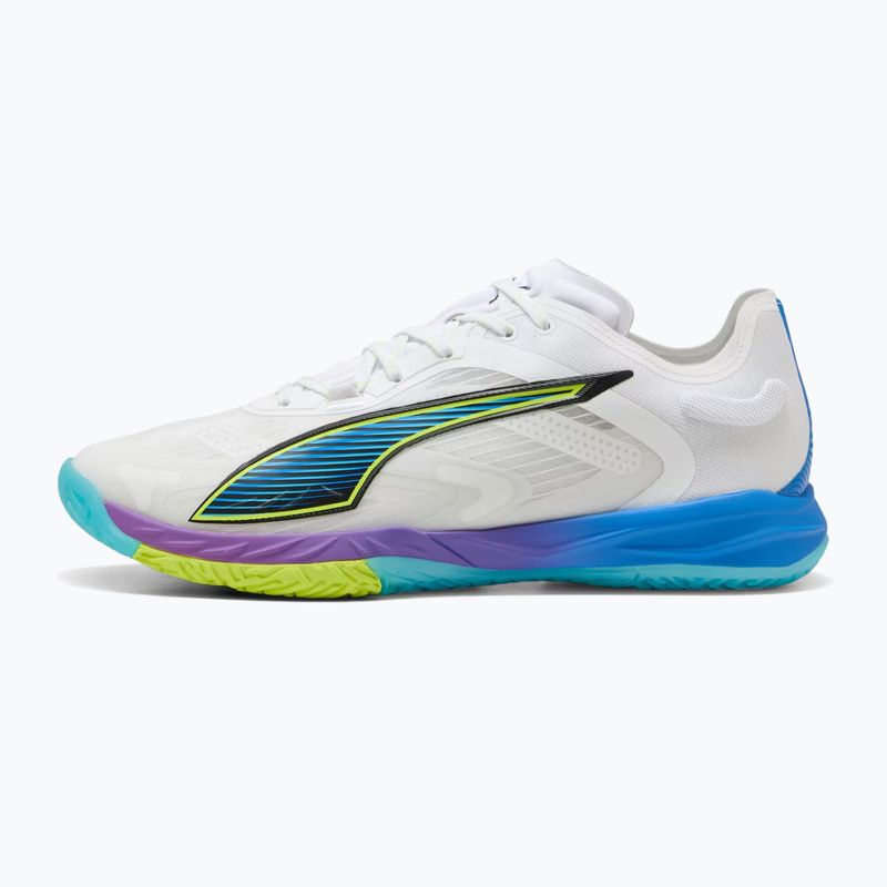 Hádzanárske topánky PUMA Accelerate Nitro SQD 4 Game On puma white/glowing red/ultra blue 8