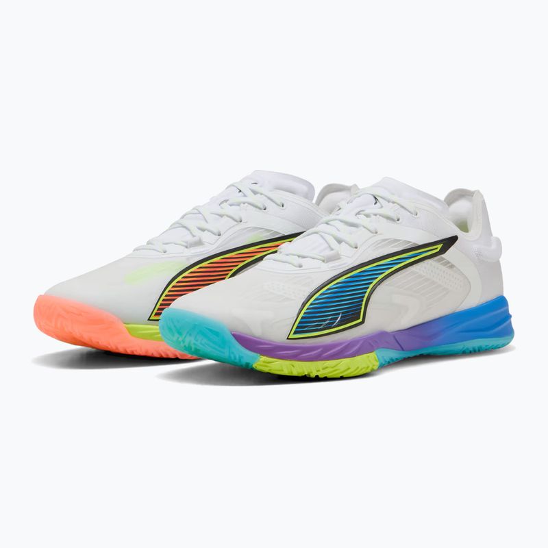 Hádzanárske topánky PUMA Accelerate Nitro SQD 4 Game On puma white/glowing red/ultra blue 11