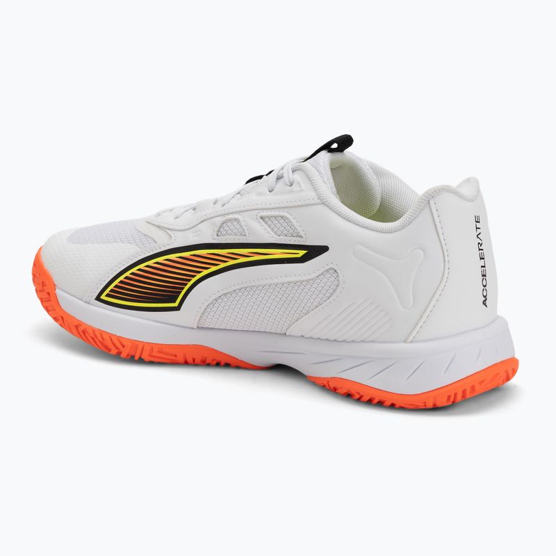 Hádzanárske topánky  PUMA Accelerate Pro 4 Game On puma white/glowing red/ultra blue 3