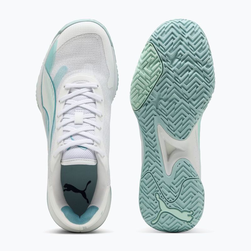 hádzanárske topánky PUMA Accelerate Pro 4 Game On puma white/baltic sea blue/fresh water 3