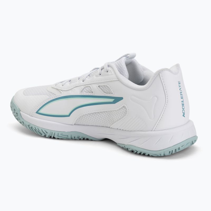 hádzanárske topánky PUMA Accelerate Pro 4 Game On puma white/baltic sea blue/fresh water 3