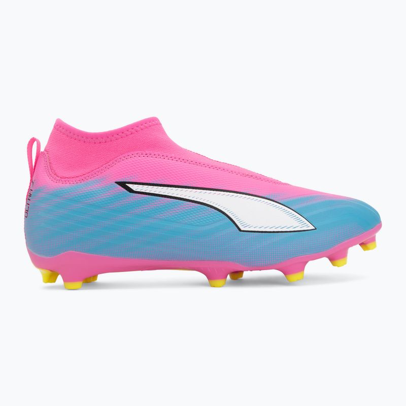 Detské kopačky PUMA Ultra 6 Match+ LL FG/AG Jr poison pink/puma wht/sun stream/bright aqua/puma blk 2