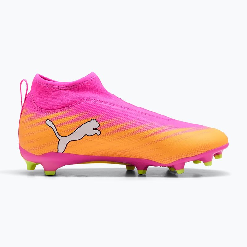 Detské kopačky  PUMA Ultra 6 Match+ LL FG/AG Jr poison pink/puma wht/sun stream/bright aqua/puma blk 2