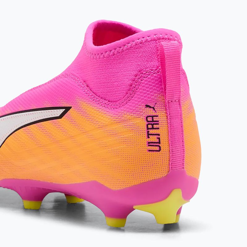 Detské kopačky  PUMA Ultra 6 Match+ LL FG/AG Jr poison pink/puma wht/sun stream/bright aqua/puma blk 6
