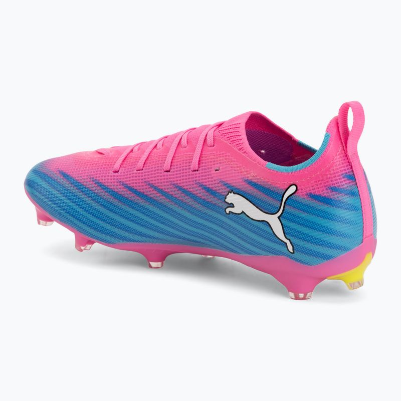 Detské kopačky PUMA Ultra 6 Pro Jr FG/AG poison pink/puma wht/sunstream/bright aqua/puma blk 3