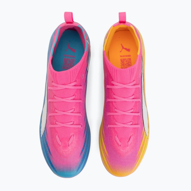 Detské kopačky PUMA Ultra 6 Pro Jr FG/AG poison pink/puma wht/sunstream/bright aqua/puma blk 5