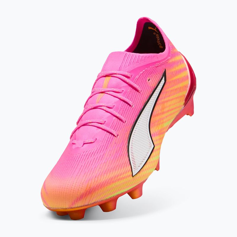 Kopačky  PUMA Ultra 6 Ultimate FG poison pink/puma wht/sun stream/bright aqua/puma blk 4