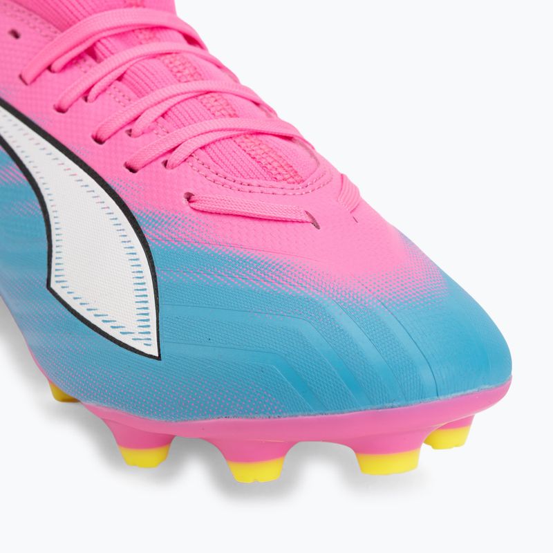 Detské kopačky PUMA Ultra 6 Match FG/AG Jr poison pink/puma wht/sun stream/bright aqua/puma blk 7