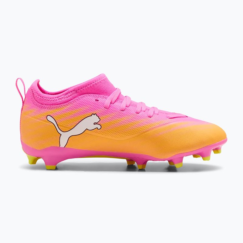 Detské kopačky  PUMA Ultra 6 Match FG/AG Jr poison pink/puma wht/sun stream/bright aqua/puma blk 2