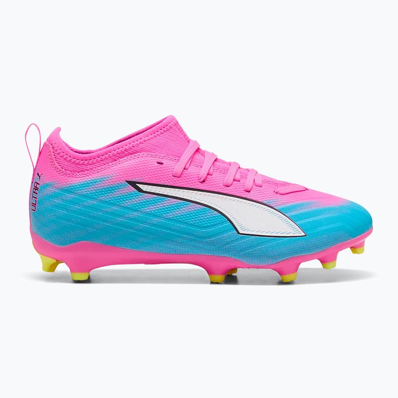 Detské kopačky  PUMA Ultra 6 Match FG/AG Jr poison pink/puma wht/sun stream/bright aqua/puma blk 3