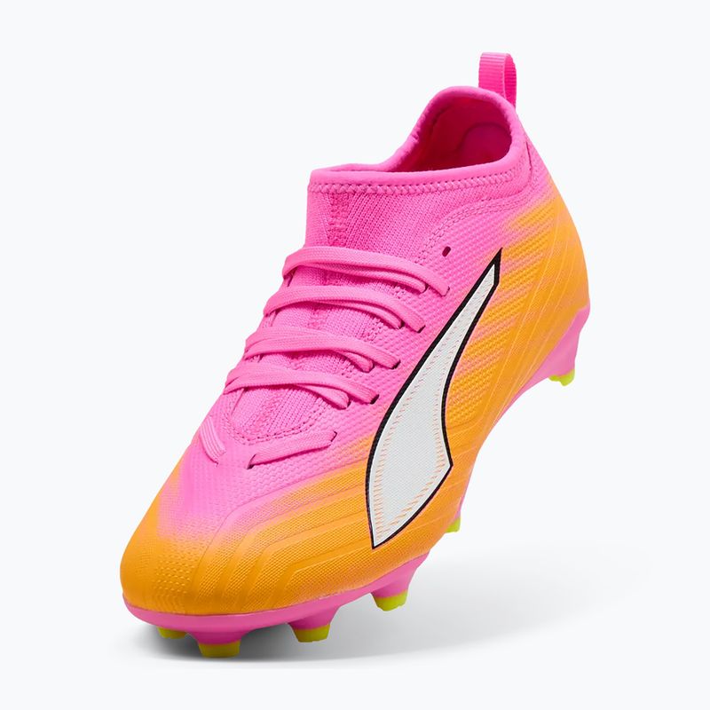 Detské kopačky  PUMA Ultra 6 Match FG/AG Jr poison pink/puma wht/sun stream/bright aqua/puma blk 4